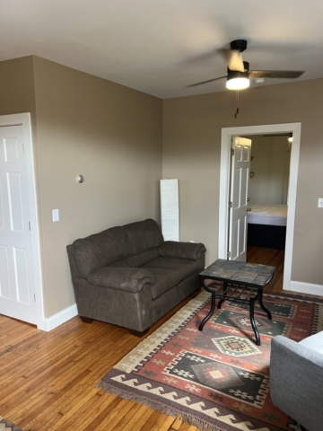 1045 West 4th Street, Apt. 1E, Williamsport PA 17701, apartment for rent, student housing, penn park properties, living room